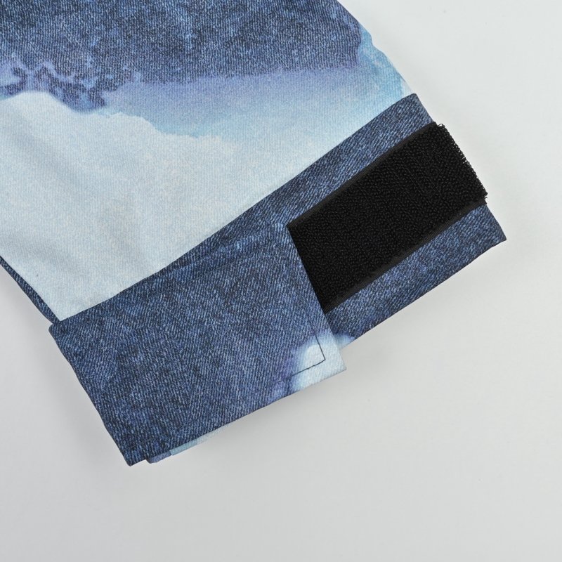 The North Face Navy & Grey Color-Block Windbreaker Jacket view