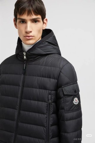 Moncler Black Quilted Down Jacket