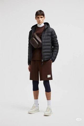 Moncler Black Quilted Down Jacket view 5