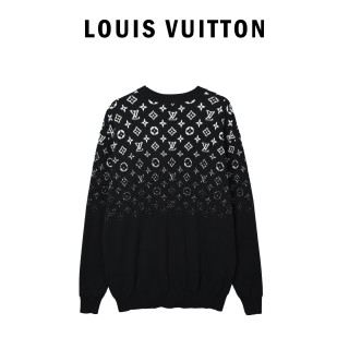 Louis Vuitton Monogram Crewneck Sweater Black view 7