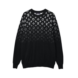 Louis Vuitton Monogram Crewneck Sweater Black view 8