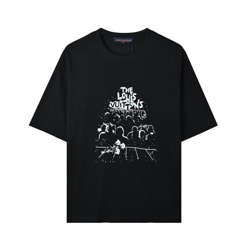 Black Graphic Print Short Sleeve T-Shirt view