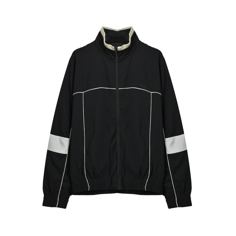 Black & White Stripe Track Jacket view