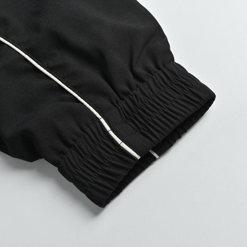 Black & White Stripe Track Jacket view