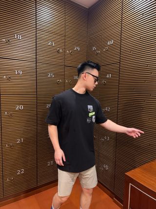 Dior 1947 Multi-Badge Black T-Shirt view 8