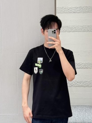 Dior 1947 Multi-Badge Black T-Shirt view 9