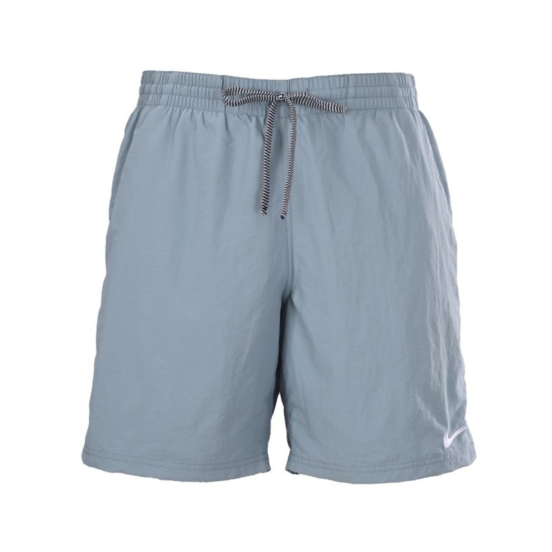 Nike Swoosh Light Blue Nylon Shorts view