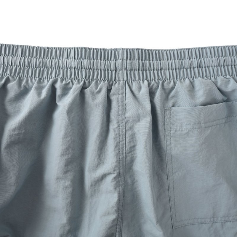 Nike Swoosh Light Blue Nylon Shorts view