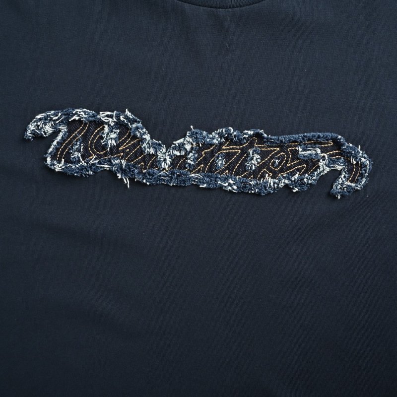 Navy Script Graphic Short-Sleeve T-Shirt view