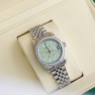 Rolex Datejust 31mm Diamond Mint Green Dial Steel Watch view 5