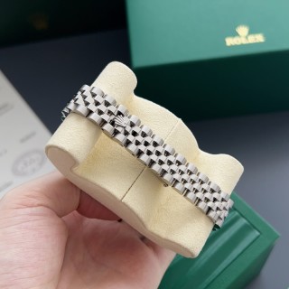 Rolex Datejust 31mm Diamond Mint Green Dial Steel Watch view 7