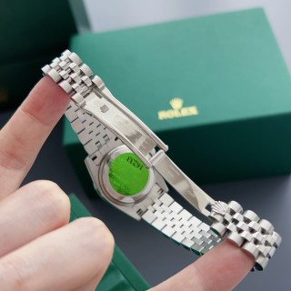 Rolex Datejust 31mm Diamond Mint Green Dial Steel Watch view 8