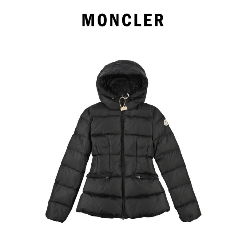 Moncler Black Quilted Down Puffer Jacket view