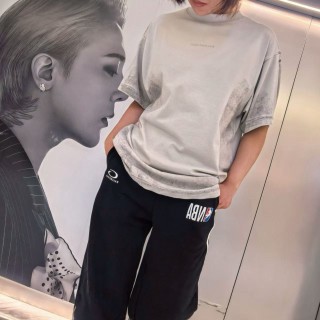 Balenciaga Grey Vintage Wash T-Shirt view 6