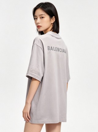 Balenciaga Grey Vintage Wash T-Shirt view 7