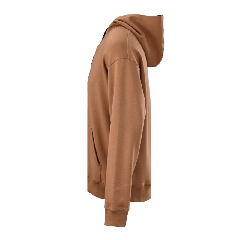 Camel Heavyweight Hoodie with Embroidered Logo view
