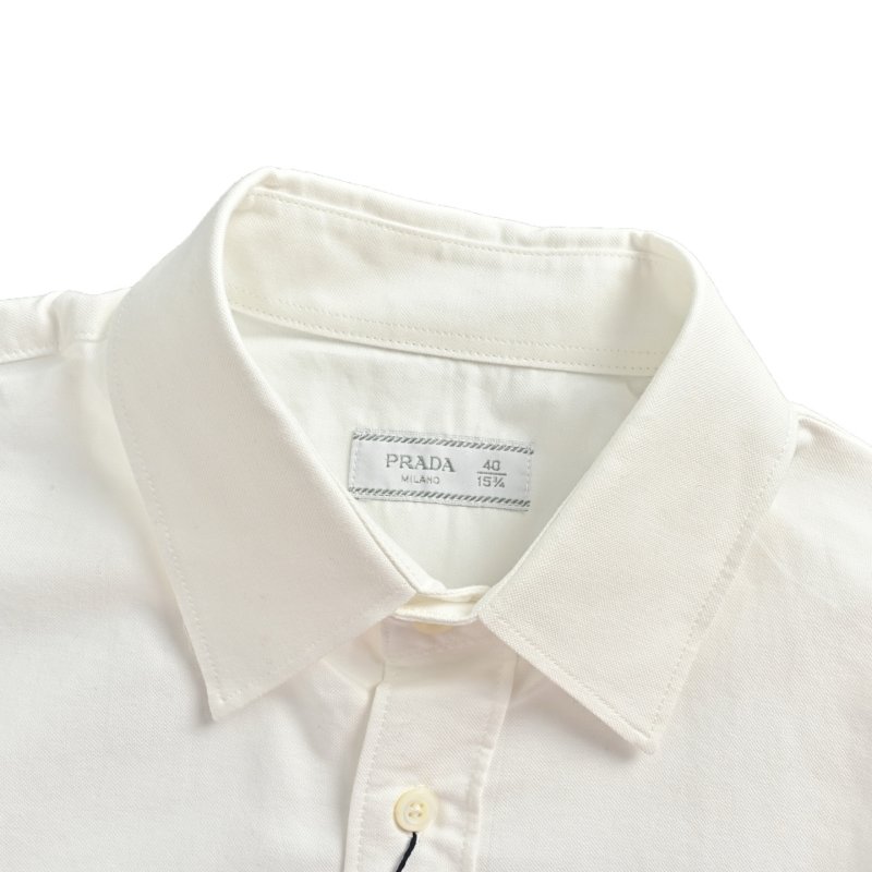 Premium White Casual Button-Up Shirt view