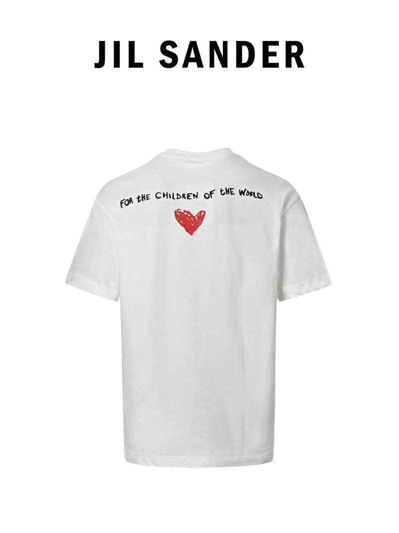 White Heart Logo Short Sleeve T-Shirt view