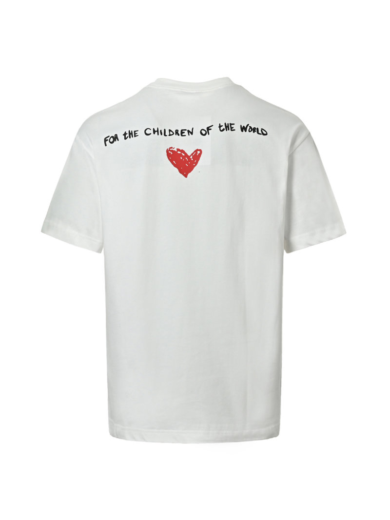 White Heart Logo Short Sleeve T-Shirt view