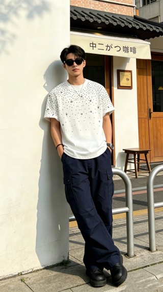 Louis Vuitton Monogram Print White T-Shirt view 6