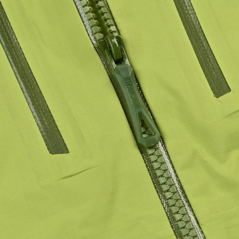 Neon Yellow Windbreaker Jacket view