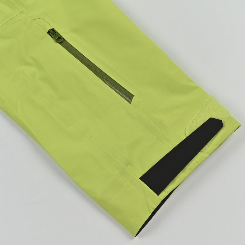 Neon Yellow Windbreaker Jacket view