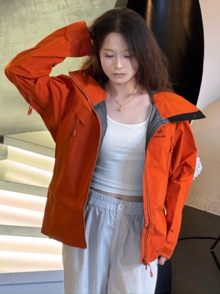 Kailas MX Windbreaker Jacket Oxidized Orange view 2