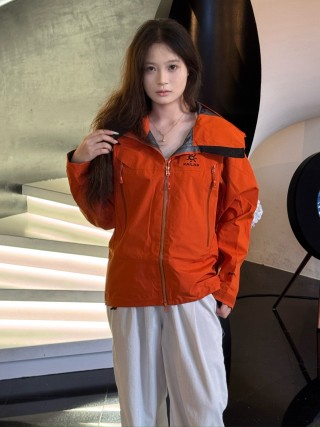 Kailas MX Windbreaker Jacket Oxidized Orange view 4