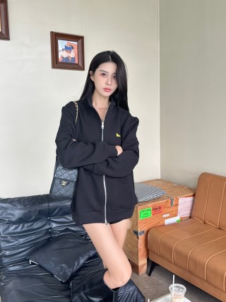 Fendi Black Monster Eye Zip Jacket view 4