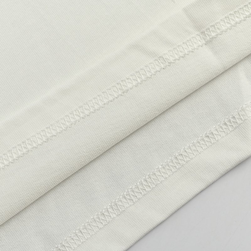 White Short Sleeve T-Shirt with Gold Embroidered Logo view