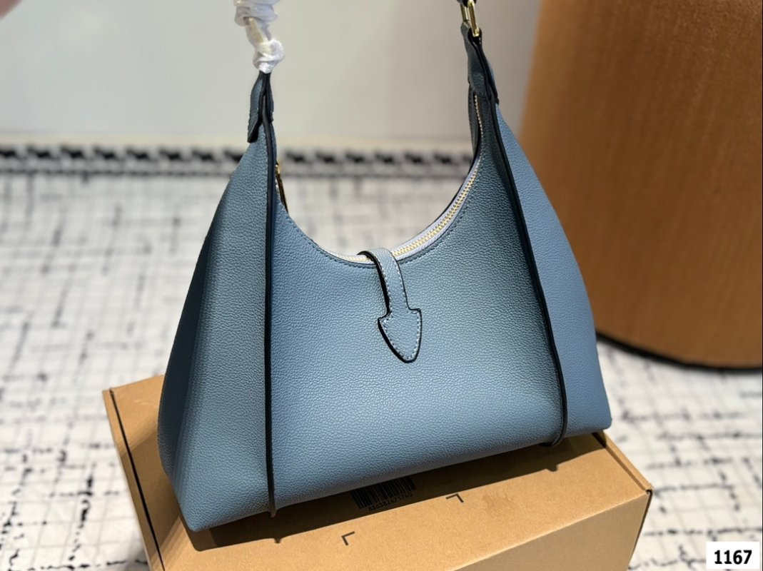 Tod's DiBag Slate Blue Leather Shoulder Bag view