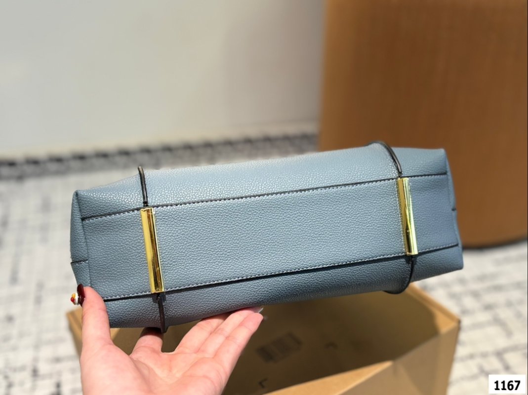 Tod's DiBag Slate Blue Leather Shoulder Bag view