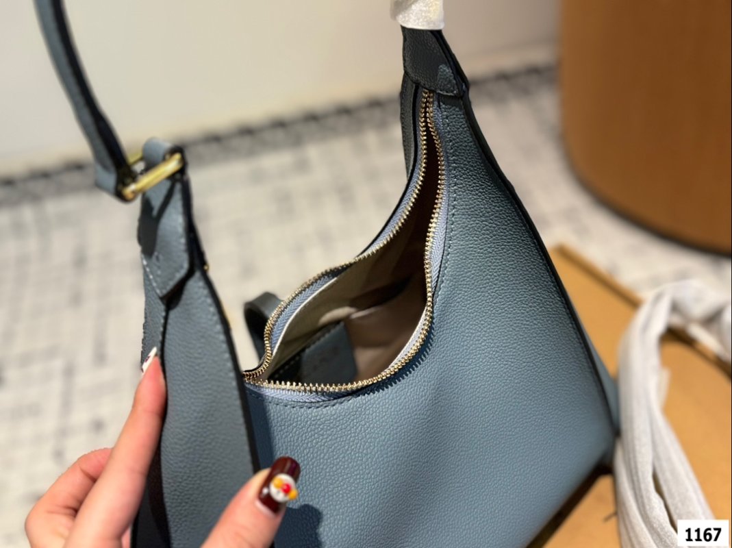 Tod's DiBag Slate Blue Leather Shoulder Bag view