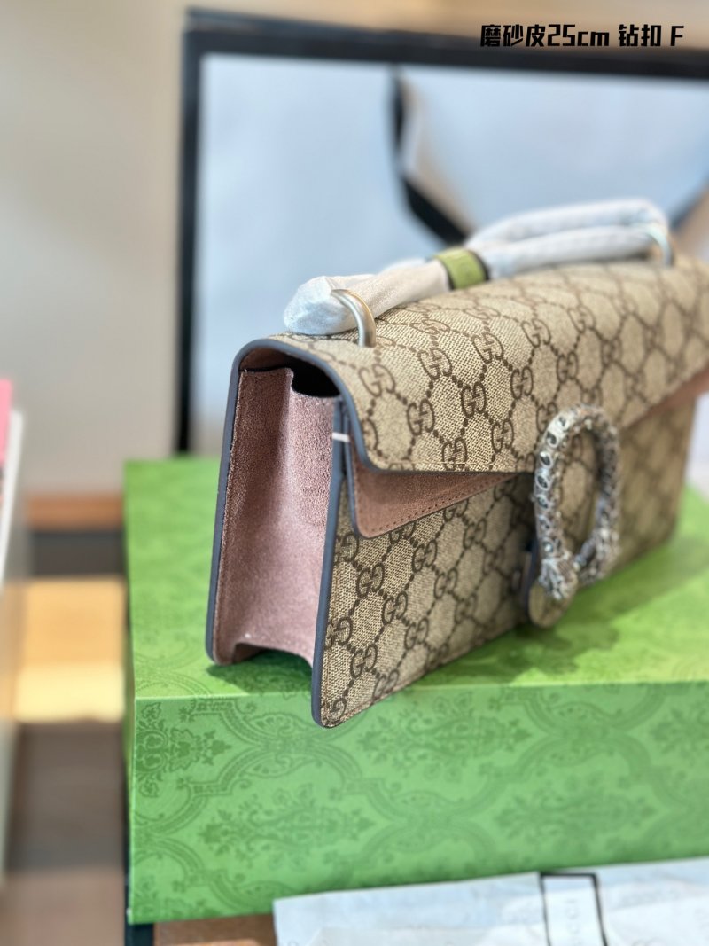 Gucci Dionysus Crystal-Embellished GG Canvas Shoulder Bag view