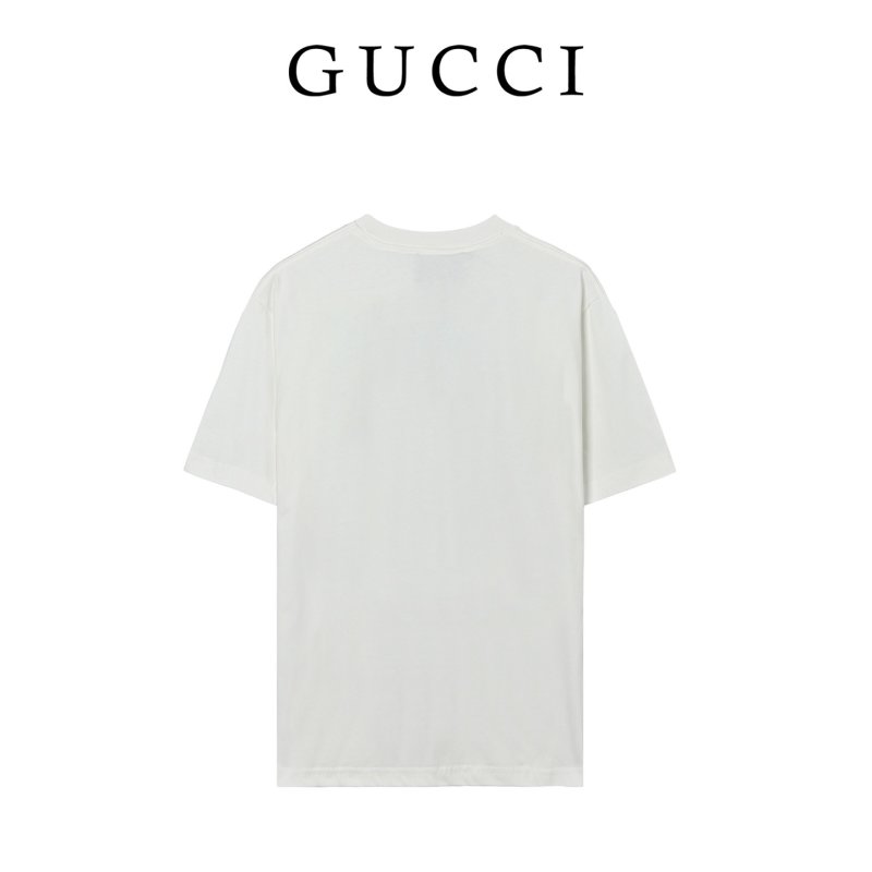 Gucci GG Logo White Short Sleeve T-Shirt view