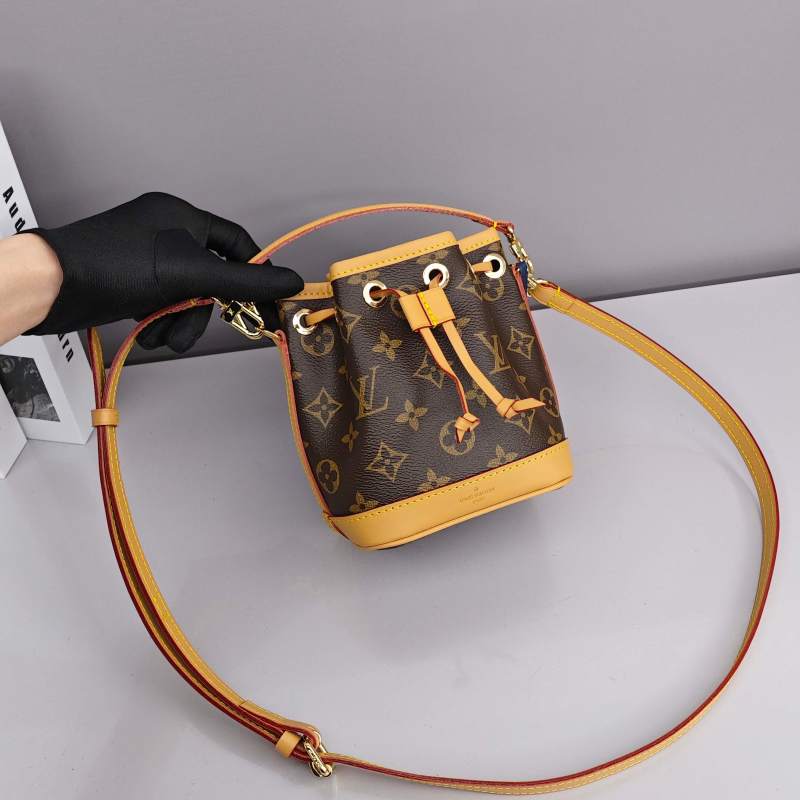 Louis Vuitton Monogram Canvas Bucket Bag Brown