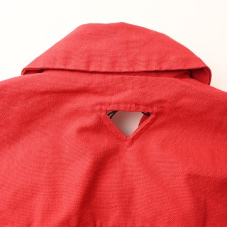 Prada Red Cropped Bomber Jacket view 6