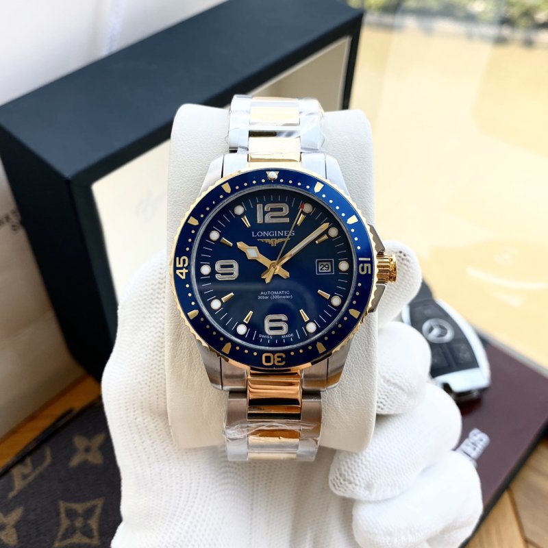 Longines Conquest Blue Dial Automatic Steel Watch 40mm view