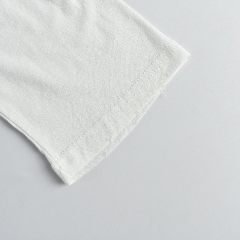 Cream Pocket Long Sleeve Tee with Graphic Print view