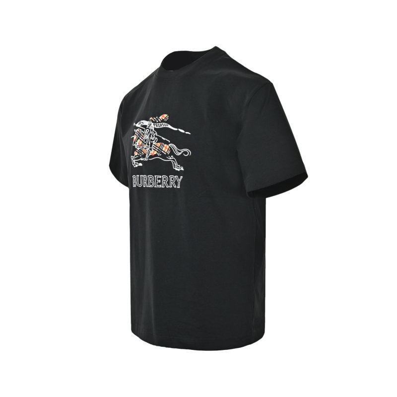 Burberry Equestrian Graphic Black T-Shirt view