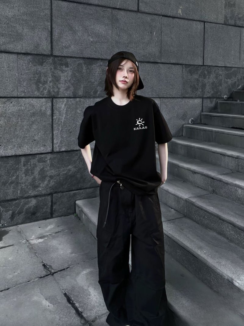 Kailas 3D Embroidered Logo Short Sleeve T-Shirt Black view