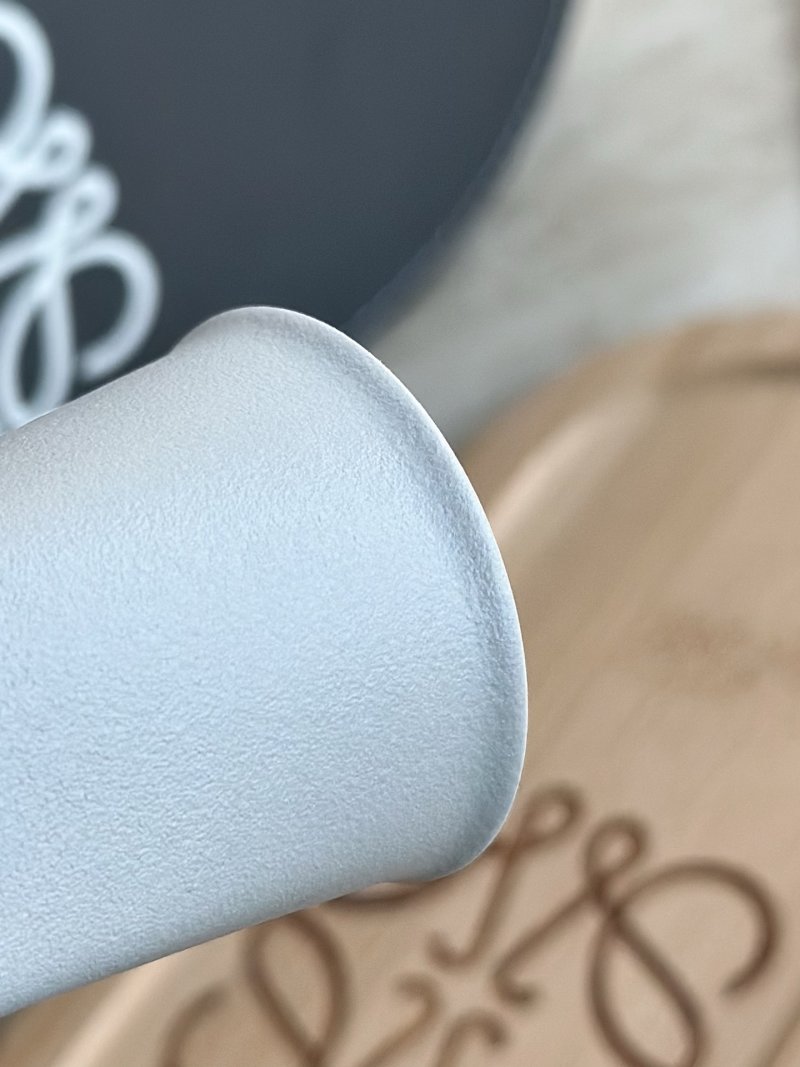 Jade Grey Ceramic Tea Cup with Logo Print view
