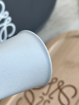 Jade Grey Ceramic Tea Cup with Logo Print view 3