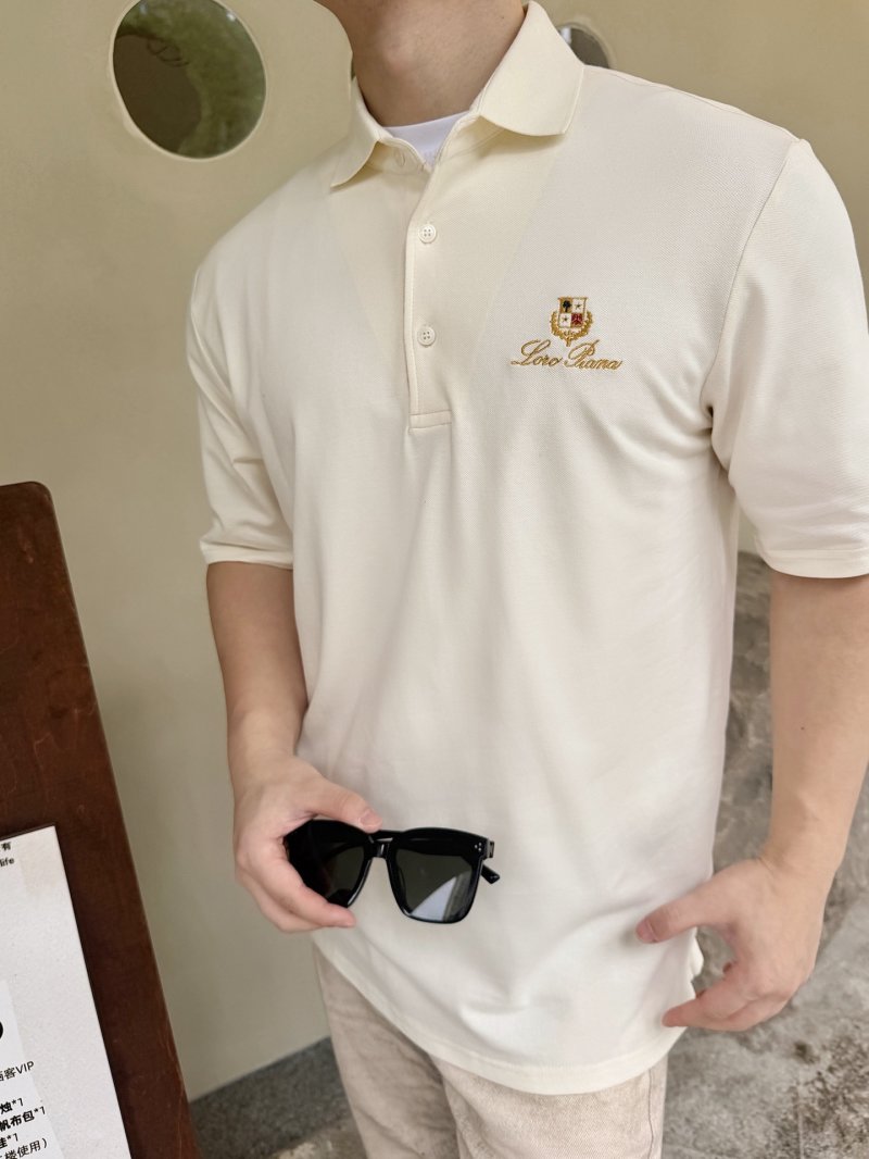 Polo Lauren Cream Short Sleeve Polo Shirt