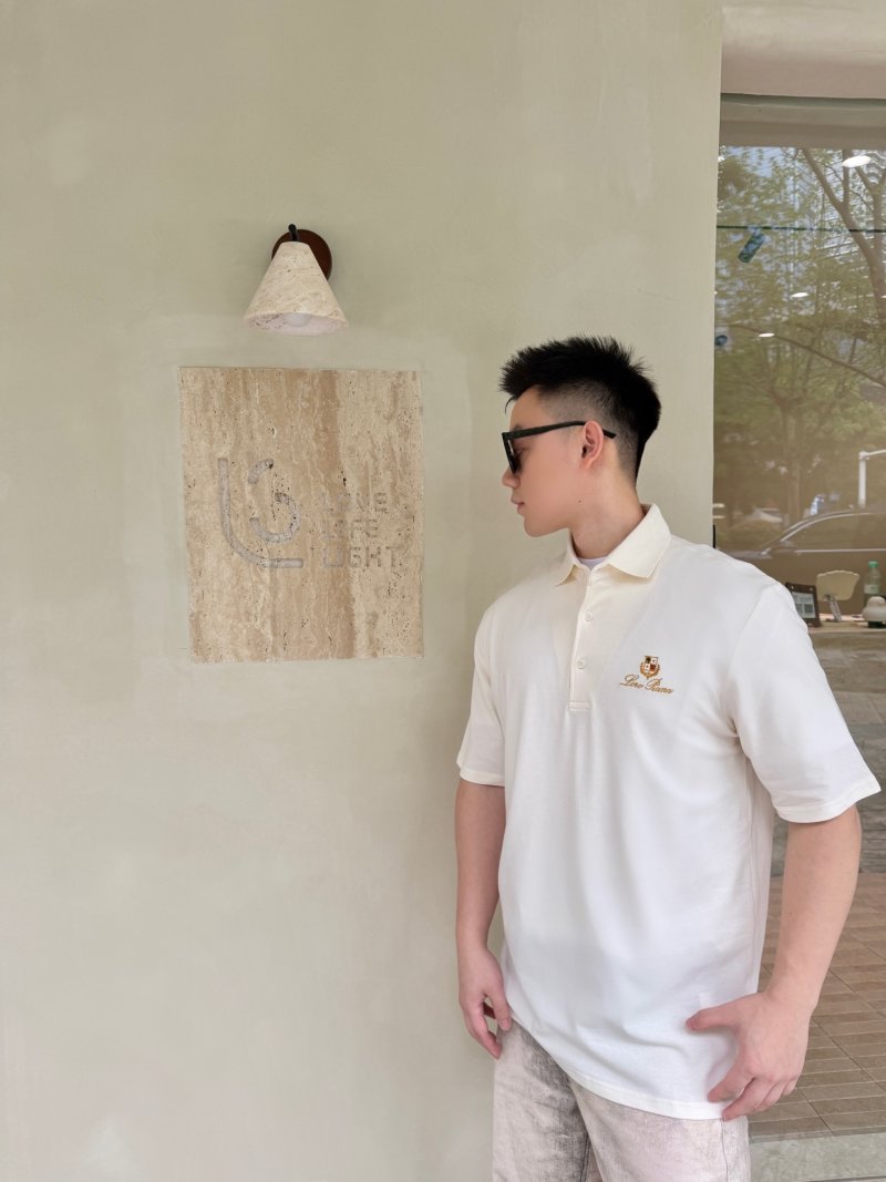 Polo Lauren Cream Short Sleeve Polo Shirt view