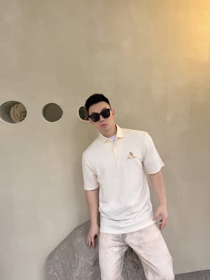 Polo Lauren Cream Short Sleeve Polo Shirt view