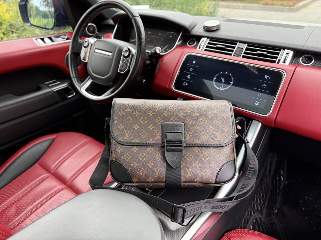 Louis Vuitton Archy Monogram Messenger Bag Brown M46328