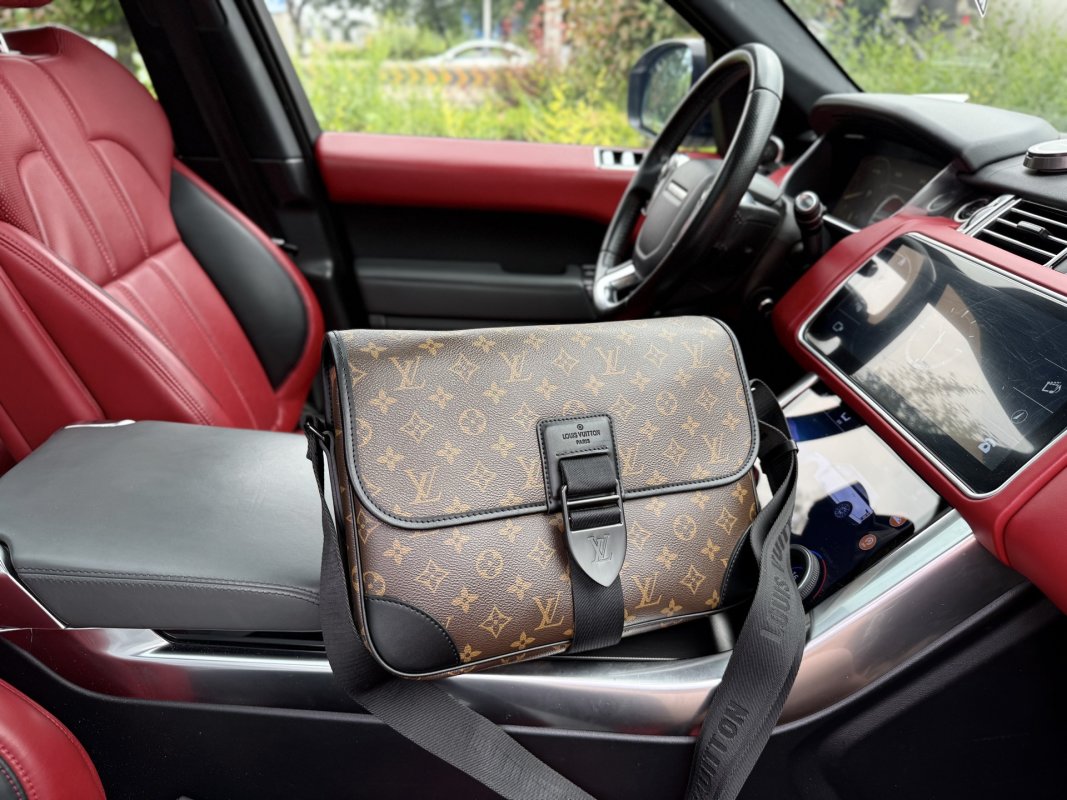 Louis Vuitton Archy Monogram Messenger Bag Brown M46328 view