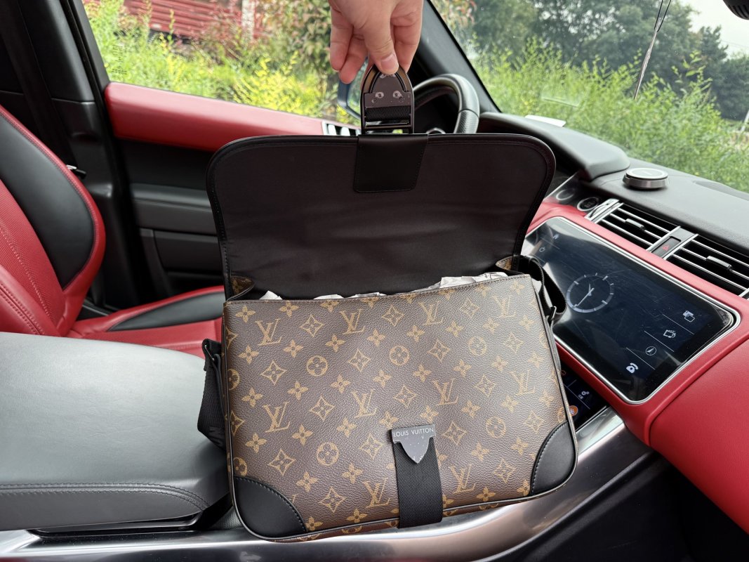 Louis Vuitton Archy Monogram Messenger Bag Brown M46328 view