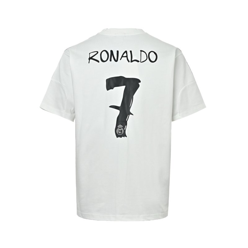 Adidas Real Madrid Emirates White Football Jersey view
